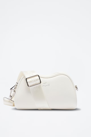 Sac bandoulière en cuir Lora - Blanc