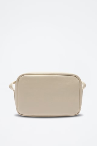 Sac bandoulière en cuir City Court - Ivoire