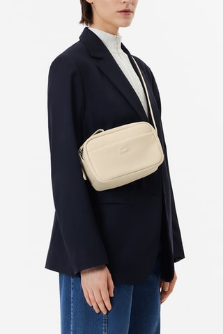 Sac bandoulière en cuir City Court - Ivoire