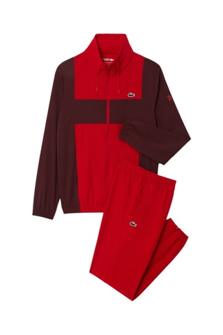 Survêtement Lacoste Tennis x Novak Djokovic regular fit - Rouge