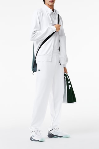 Pantalon de tennis regular fit - Blanc