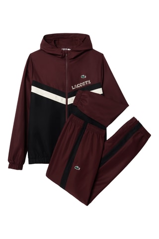 Veste et pantalon de survêtement de tennis regular fit - Bordeaux