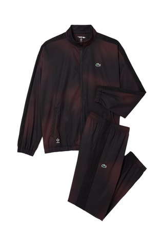 Veste et pantalon de survêtement dip and dye Lacoste Tennis x Daniil Medvedev regular fit - Bordeaux