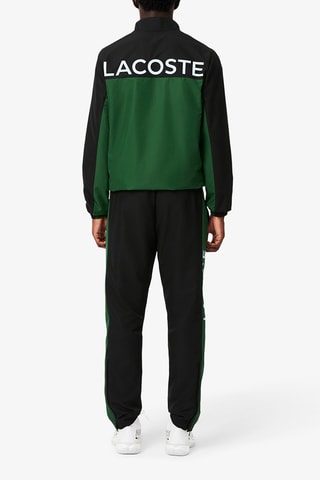 Veste et pantalon regular fit de tennis - Vert émeraude et noir