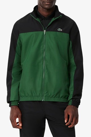 Veste et pantalon regular fit de tennis - Vert émeraude et noir