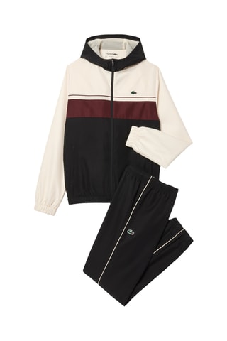 Veste à capuche et pantalon regular fit - Noir et écru