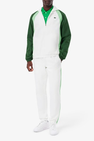 Veste à capuche et jogging de tennis regular fit - Blanc et vert