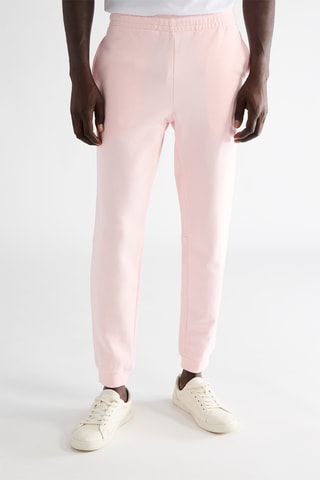 Pantalon de survêtement en coton biologique - Rose pâle