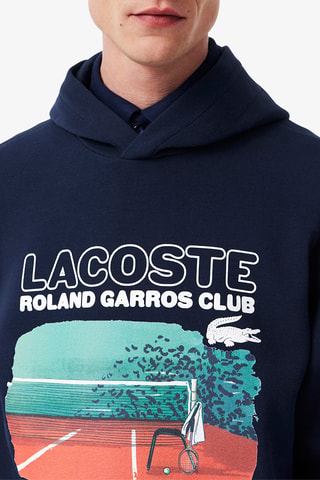 Sweat à capuche Roland Garros - Bleu marine