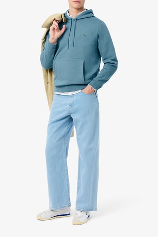 Sweat à capuche classic fit - Bleu-gris