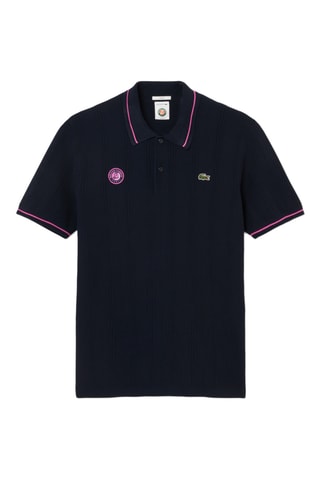 Pull Roland-Garros regular fit - Bleu marine