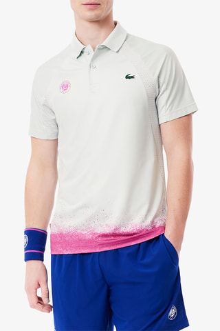 Polo Roland-Garros slim fit - Blanc