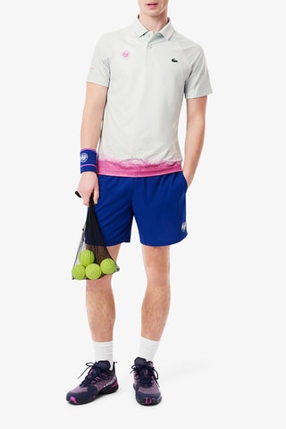 Polo Roland-Garros slim fit - Blanc