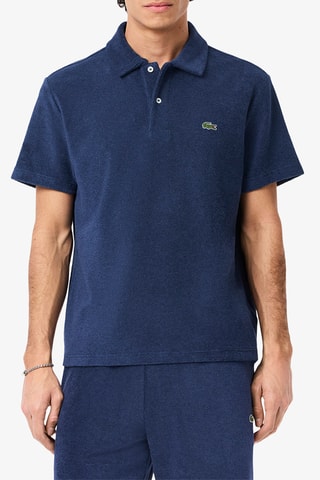 Polo classic fit - Bleu marine chiné