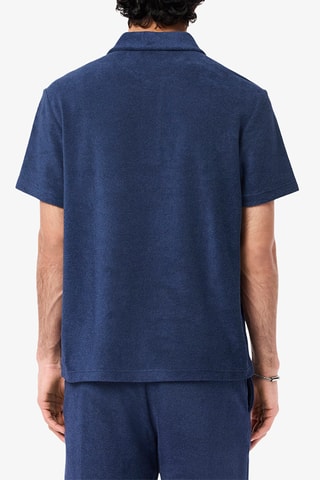 Polo classic fit - Bleu marine chiné