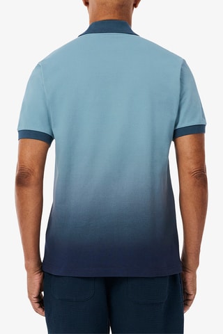 Polo dip and dye classic fit - Ciel
