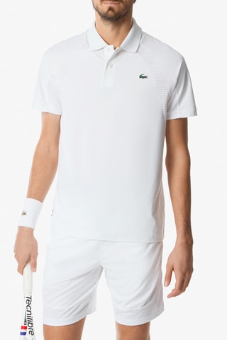 Polo Lacoste Tennis x Daniil Medvedev  slim fit - Blanc