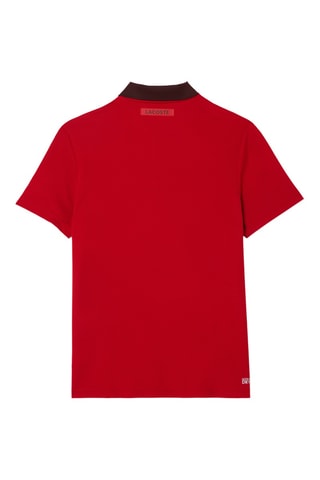 Polo Lacoste Tennis x Novak Djokovic regular fit - Rouge