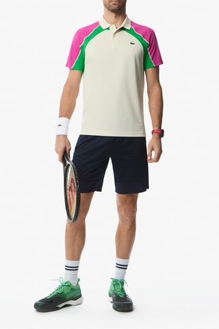 Polo slim fit de tennis - Ecru