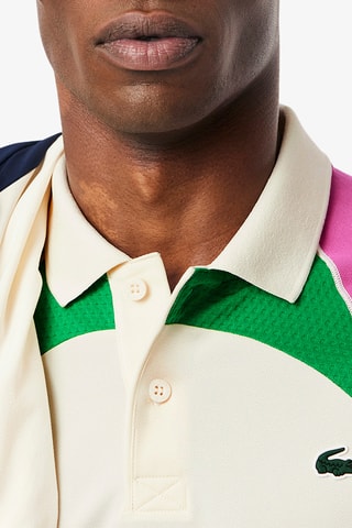 Polo slim fit de tennis - Ecru