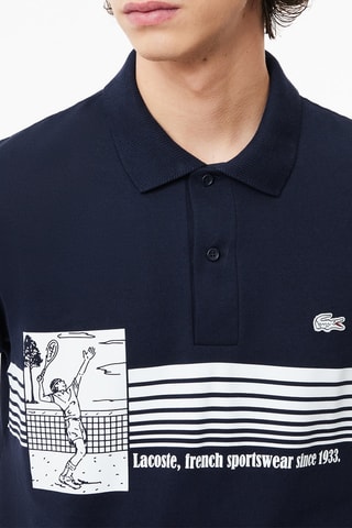 Polo classic fit - Bleu marine