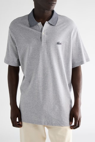 Polo regular - Gris clair