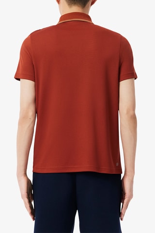 Polo Roland Garros Paris regular fit - Rouge brique