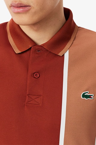 Polo Roland Garros Paris regular fit - Rouge brique