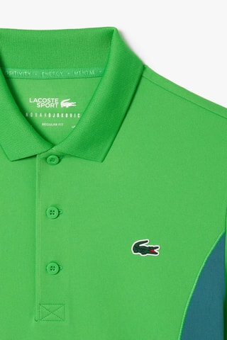 Polo Lacoste Tennis x Novak Djokovic regular fit - Vert clair