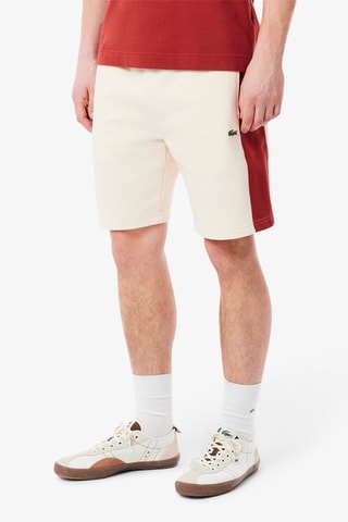 Short regular fit - Blanc et rouge