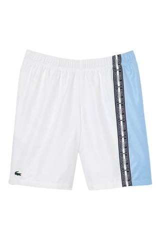 Short de tennis regular fit - Blanc et bleu