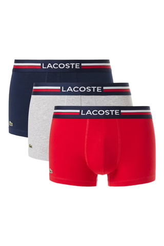 3 boxers - Bleu marine et gris clair chiné