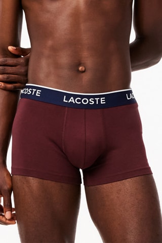 3 boxers - Bleu marine et marron