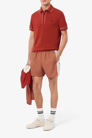 Short de bain - Rouge brique
