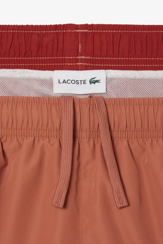 Short de bain - Rouge brique
