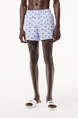 Short de bain - Ciel et vert