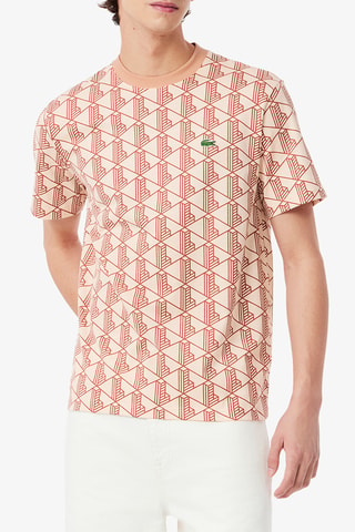T-shirt - Saumon et bordeaux