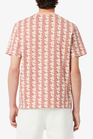 T-shirt - Saumon et bordeaux
