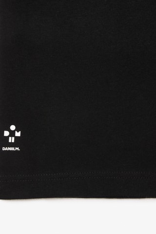 T-shirt Lacoste Tennis x Daniil Medvedev - Noir
