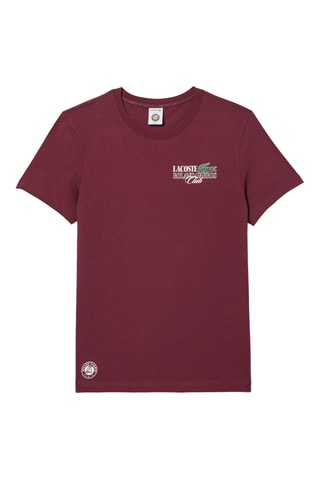 T-shirt Roland Garros regular fit - Bordeaux