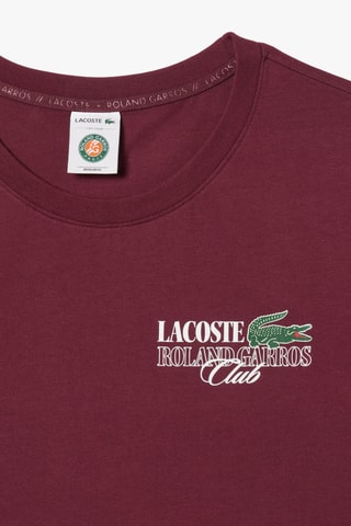 T-shirt Roland Garros regular fit - Bordeaux
