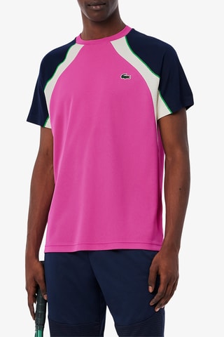 T-shirt de tennis regular fit - Fuchsia