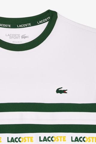 T-shirt de tennis regular fit - Blanc et vert