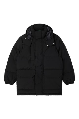 Doudoune à capuche - Noir