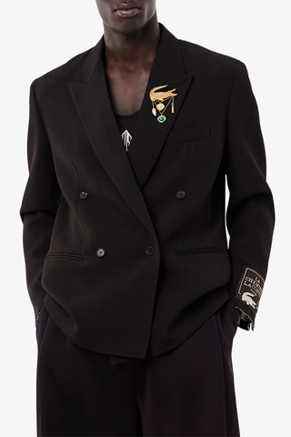 Veste en laine vierge - Noir