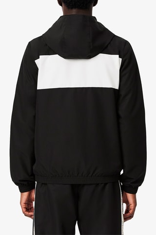 Veste à capuche de tennis - Noir et blanc