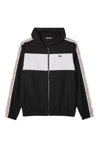 Veste à capuche de tennis - Noir et blanc