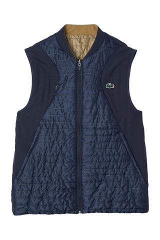 Doudoune réversible sans manches regular fit - Bleu marine et beige