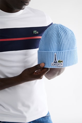 Bonnet en laine - Bleu ciel