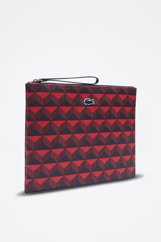 Pochette - Rouge et bleu marine